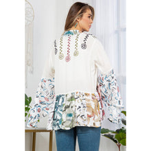 Ivory Denim & Dreams: The Patchwork Kimono Shrug