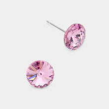 Crystal 8mm Round Crystal Stud Earrings