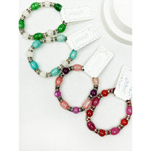 Mix Beads Adjustable Stretch Bracelet: MIX COLOR / ONE(12)