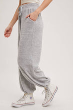 Heather Grey Drawtring High Waist Joggers