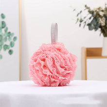 Pink Large Lace Bath Puff