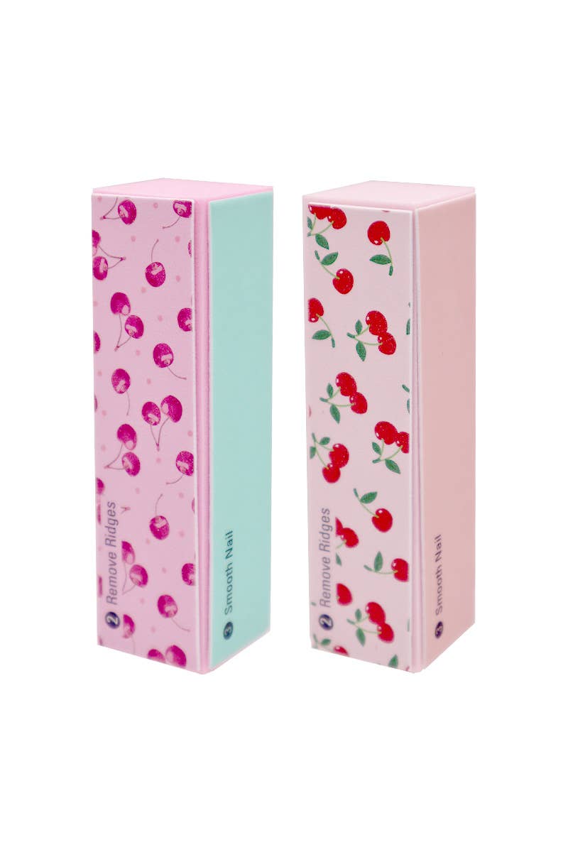 CALACherry Print 4-Way Nail Buffers