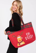 OH DEER Reindeer Christmas Tote Bag