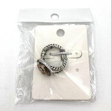 Silver 12 GA Shotgun Bullet Shell Western Stretch Ring: