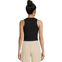 Black Beauty Plus Sleeveless Drawstring Front Solid Top
