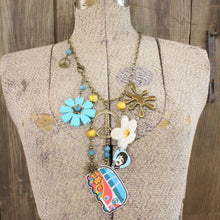 On The Road W/ The Beatles Retro Charm Necklace