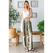 Tan Mineral Washed Patchwork Twill Oli+Hali Pants