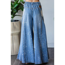 Blue Washed Wide Leg Denim Oli+Hali Jeans