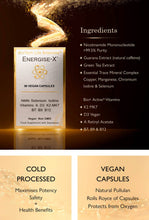 NMN & NAD+ Sublingual Powder  >99.5% Purity: Energise-X 40g NMN NAD CoQ10 Vit A D3 K2 B2 B5 B6 B7 B9 B12 Copper Chromium Manganese Selenium Iodine