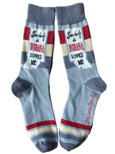 Somebody in Indiana Loves Me Men's Socks