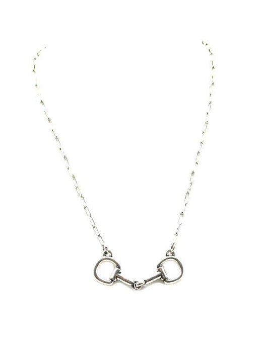 Western Horse Snaffle Bit Pendant Necklace