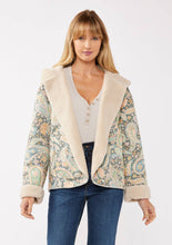 Midnight Blush Long Sleeve Hooded Lovestitch Jacket with Pockets