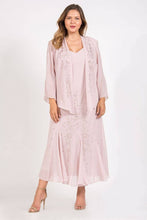 Mauve Long Formal Jacket Dress