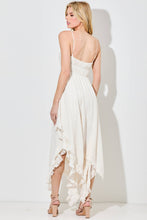 Ivory Spaghetti Strap Maxi Dress