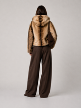 Taupe Essential Faux Fur Jacket