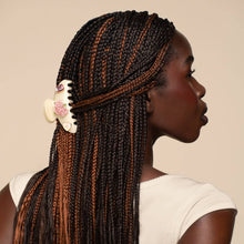 KitschPop™️Curved Claw Clip 7pc Set Vintage- Pearlized Cream