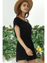 Black High Waist Vintage Cotton Pants