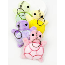 Mini Plush Sea Turtle Stuffed Keychain: MIX COLOR / ONE(12)