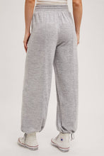 Heather Grey Drawtring High Waist Joggers