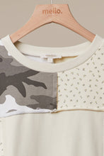 Ivory Multi Fabric Patchwork Sweatshirt