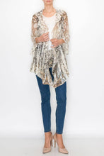 Taupe All Lace Cardigan
