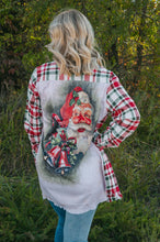 Santa Silk Back Flannel Shirt