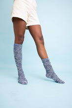 Cozy Speckle Knit Boot Socks: Grey