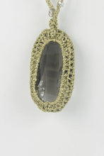 Grey Fashion Crystal Pendant Long Necklaces