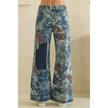 Denim Washed Paisley Patch Oli+Hali