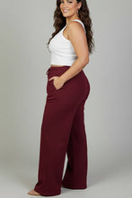Plus Size Drawstring Waist Slant Pocket Sweatpants: BLACK / 1X