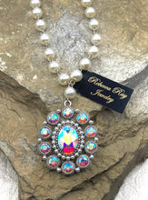 Boho Pearl Crystal Statement Necklace