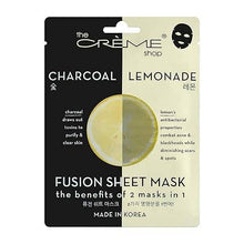 The Crème Shop Fusion Face Mask – Charcoal & Lemon