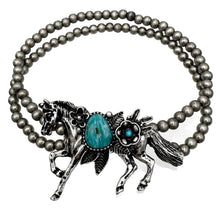 Horse Farm Animal Western Navajo Beads Bracelet: