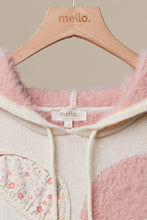 Pastel Purple Flower Petal Hooded Sweater