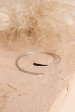 Minimal Arm Cuff/Bangle: Silver