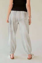 Black Rhinestone Elastic Waistband Davi & Dani Joggers