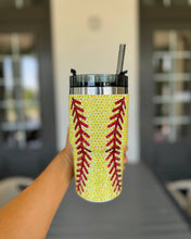 20 Oz. Crystal SOFTBALL "Blinged Out" Tumbler: 20 Oz.