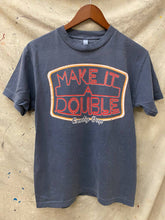 Faded Black Make it a Double Carded Cotton garment dyed Vintage T shirt