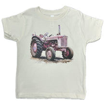 Kids Pink Tractor Rhinestone Graphic Tee