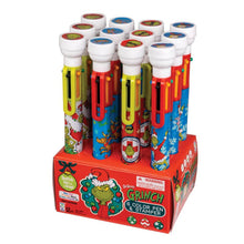 Grinch 6 Color Pen With Stamper 12/display