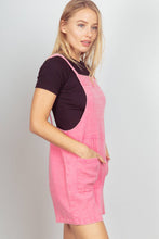 Burnt Orange Mineral Washed Double Gauze Overall Romper