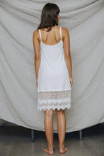 Ivory Adjustable Strap Tank Slip