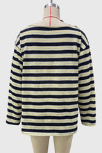 Green One-Shoulder Striped Top