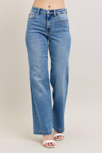 Medium High Waist Trouser Straight Fit Judy Blue Jeans