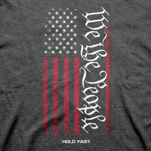 Charcoal Heather HOLD FAST Mens T-Shirt We The People Flag