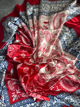 Red White and Blue Rare Bird Bandana Wild Rag