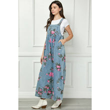 Painted Floral Sleeveless Veveret Jumper