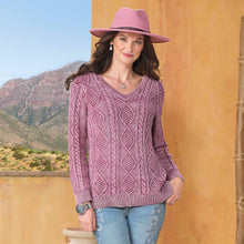 Vintage Wash Cable Pullover Sweater