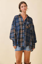 8376EN Kambrie Plaid Flannel Shirt: Red / Contemporary / M