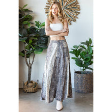 Blue Combo Washed Scarf Maxi Oli+Hali Skirt